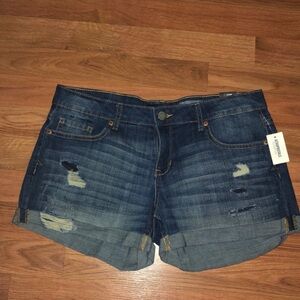Aeropostale Midi Jean Shorts